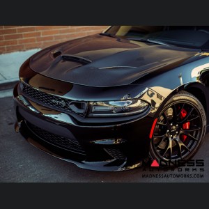 Dodge Charger Hellcat Type-OE Carbon Fiber Hood - Carbon Fiber